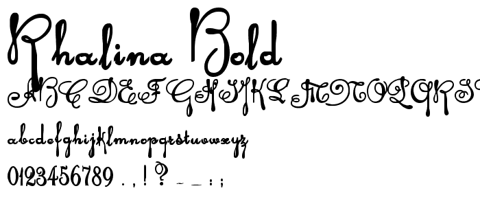 Rhalina Bold font